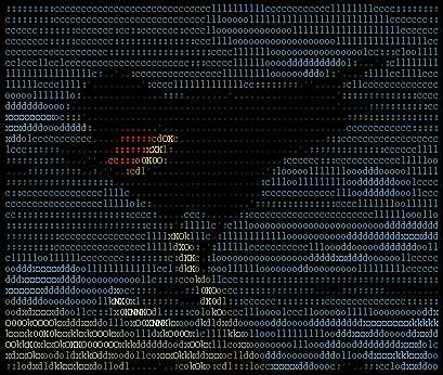 ASCII bird